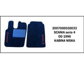 Коврики ворсовые SCANIA 114 G от 1996, низкая кабина 1943 Коврики ворсовые SCANIA 114 G от 1996, низкая кабина 1943